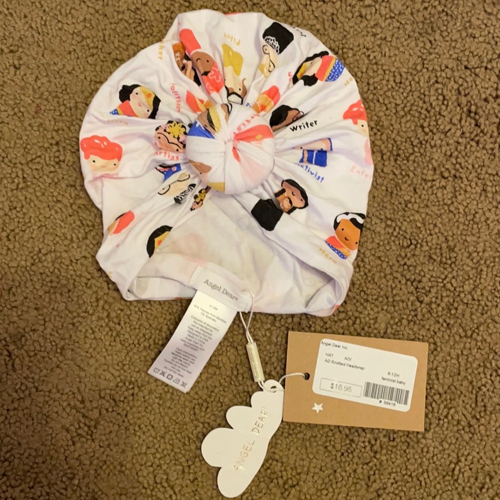 Angel Dear knot hat